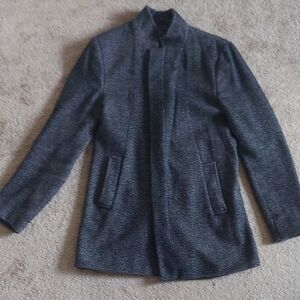 Men's Classic Gray Trench Coat